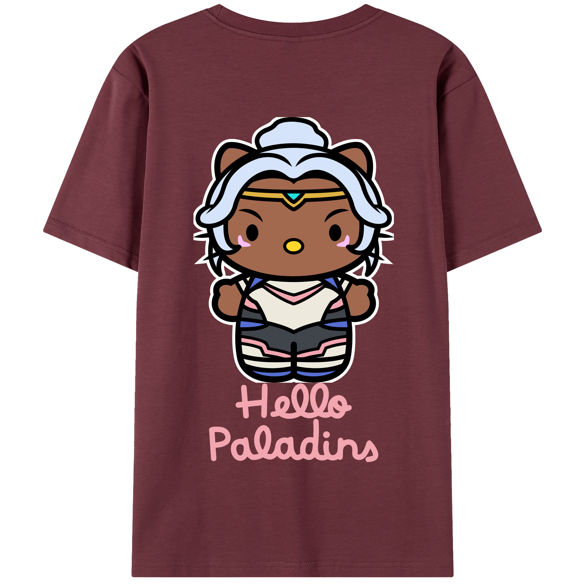 （画像用） Hello Kitty ハローキティ 綿100％半袖Tシャツ（背面プリント）